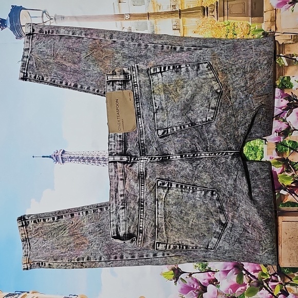 One Teaspoon Multicolor Sunset Acid Skinny Jeans Size 30 - Picture 7 of 8